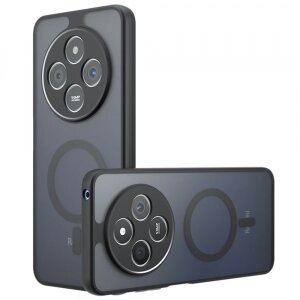 Husa MagSafe pentru Xiaomi Redmi 14C, Techsuit, PureFrost, Neagra