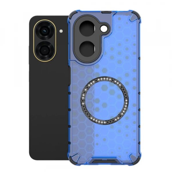 Husa MagSafe pentru Xiaomi Redmi A5 4G (Regional), Techsuit, HoneyComb Shield, Albastra