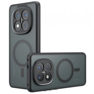 Husa MagSafe pentru Xiaomi Redmi Note 14 Pro+ 5G, Techsuit, PureFrost, Neagra