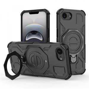 Husa pentru Apple iPhone 16e, Techsuit, Carbon Shield Pro, Neagra