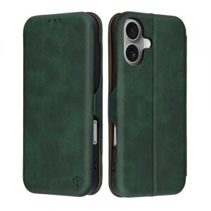Husa pentru Apple iPhone 17, Techsuit, Safe Wallet Plus, Verde