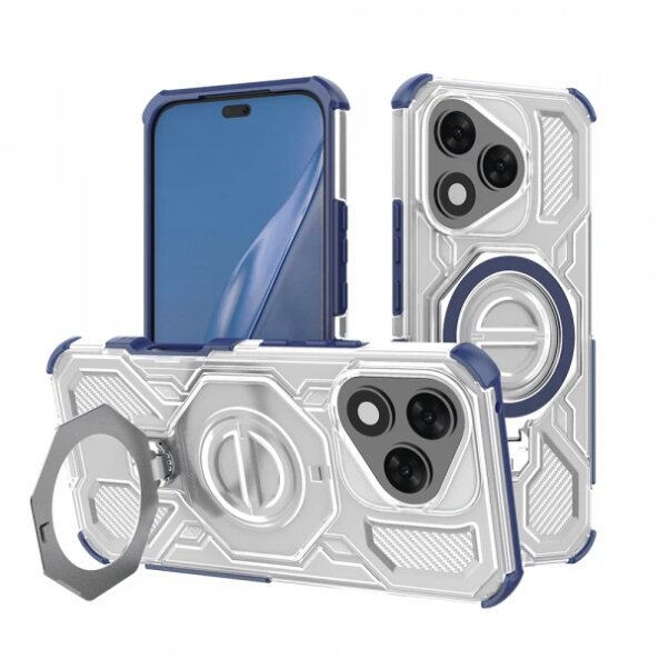 Husa pentru Honor 400 Lite, Techsuit, Carbon Shield Pro, Albastra