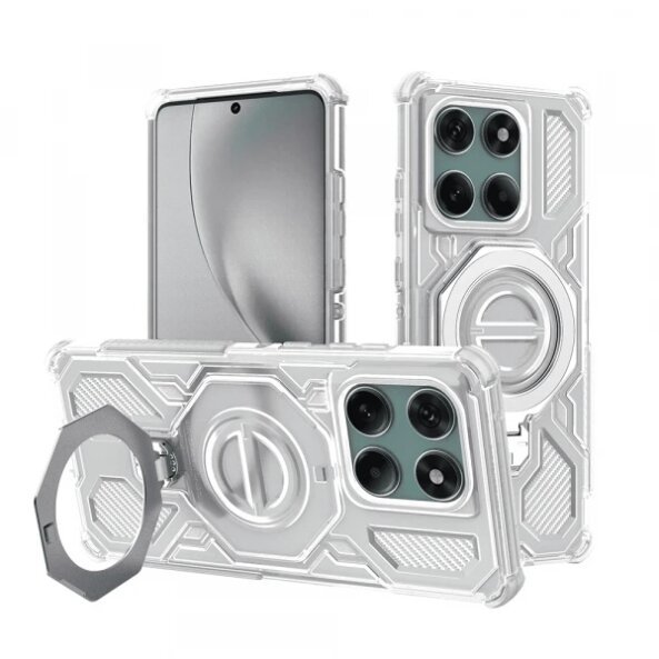 Husa pentru Motorola Edge 60 Pro, Techsuit, Carbon Shield Pro, Alba