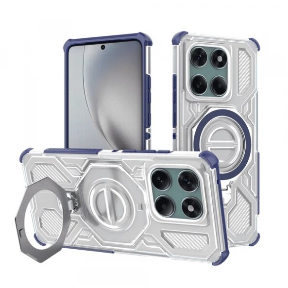 Husa pentru Motorola Edge 60 Pro, Techsuit, Carbon Shield Pro, Albastra