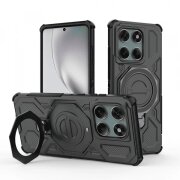 Husa pentru Motorola Edge 60 Pro, Techsuit, Carbon Shield Pro, Neagra