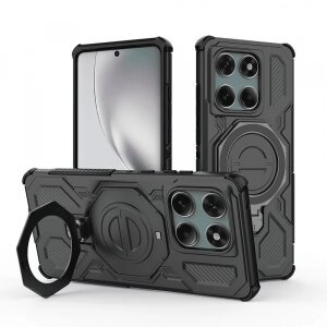 Husa pentru Motorola Edge 60 Pro, Techsuit, Carbon Shield Pro, Neagra