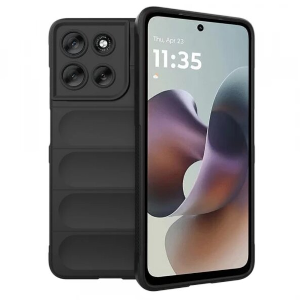 Husa pentru Motorola Moto G56, Techsuit, Magic Shield, Neagra