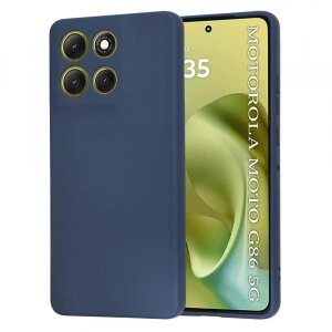 Husa pentru Motorola Moto G86, Techsuit, SoftFlex, Bleumarin