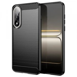 Husa pentru OnePlus Nord 5, Techsuit, Carbon, Neagra