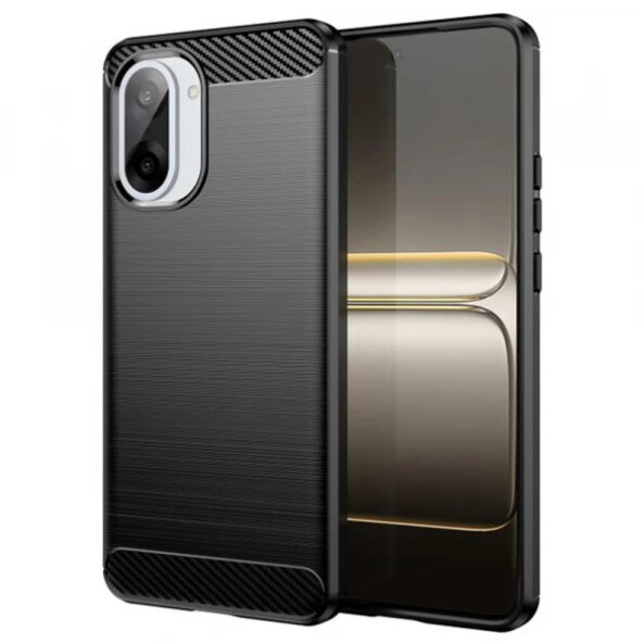 Husa pentru OnePlus Nord CE5, Techsuit, Carbon, Neagra