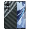 Husa pentru Oppo Reno10 / Reno10 Pro, Techsuit, Carbonite FiberShell, Neagra Gri