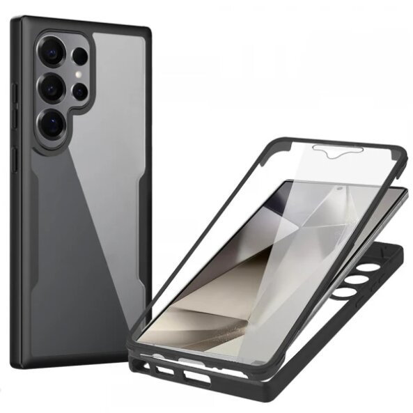 Husa pentru Samsung Galaxy S25 Ultra S938, Techsuit, ColorVerse 360, Neagra