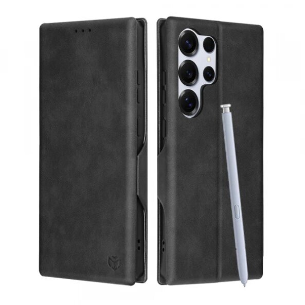 Husa pentru Samsung Galaxy S25 Ultra S938, Techsuit, Safe Wallet Plus, Neagra