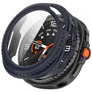 Husa Techsuit Defense360 Pro pentru Samsung Galaxy Watch8 Classic, Bleumarin