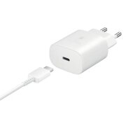 Incarcator Retea Cu Cablu USB-C Samsung, 25W, 3A, 1 x USB-C, Alb, Resigilat EP-TA800XWEGWW