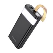 Baterie Externa Borofone BJ18 Coolmy, 20000mAh, 10W, 2 x USB-A, Neagra