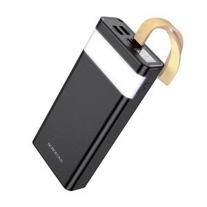 Baterie Externa Borofone BJ18 Coolmy, 20000mAh, 10W, 2 x USB-A, Neagra