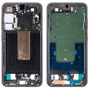 Carcasa Mijloc Samsung Galaxy S23+ S916, Neagra (Phantom Black), Service Pack GH96-15838A