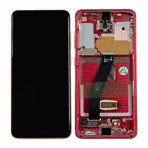 Ecran Samsung G980/ G981 Galaxy S20 Aura Red (Rosu) (Service Pack)