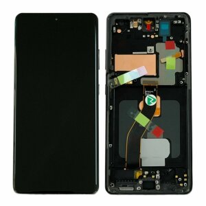 Ecran Compatibil pentru Samsung G998 Galaxy S21 Ultra 5G Phantom Black OLED CU RAMA