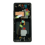Ecran Compatibil pentru Samsung G998 Galaxy S21 Ultra 5G Phantom Black OLED CU RAMA