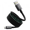 Cablu Date si Incarcare USB-A - USB-C Baseus Tungsten Gold, 100W, 1m, Negru P10319805111-02 