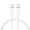 Cablu Date si Incarcare USB-C - USB-C BWOO BO-X284, 60W, 2m, Alb 