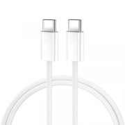 Cablu Date si Incarcare USB-C - USB-C BWOO BO-X284, 60W, 2m, Alb 