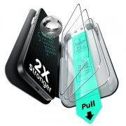 Folie de protectie Ecran ESR UltraFit pentru Apple iPhone 17 Pro, Sticla Securizata, Full Glue, Set 3 bucati