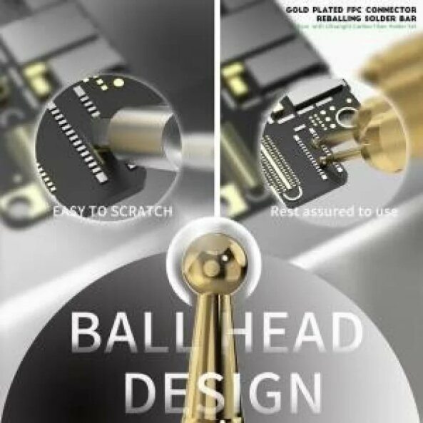 Bara de Staniu pentru Lipire si Absorbtie, din Carbon Ultrausor, 2uul SC98 , 3 Ace pentru Conectori FPC