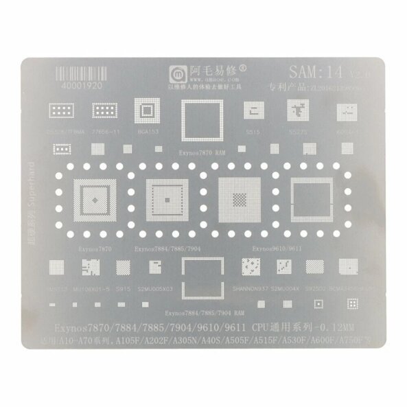 Sita BGA reballing AMAOE Samsung V14