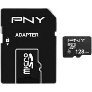 Card Memorie microSDXC PNY Performance Plus, 128Gb, Clasa 10, Cu Adaptor P-SDU12810PPL-GE 