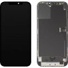 Display cu Touchscreen MP compatibil cu Apple iPhone 12 Pro Max, cu Rama, Versiune OLED Diagnostic, Negru 