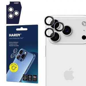 Folie de protectie Camera Spate 3MK Hardy Protection Pro pentru Apple iPhone 17 Pro Max / 17 Pro, Sticla Securizata, Transparenta