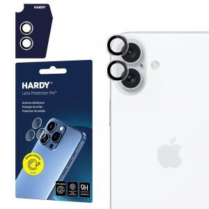 Folie de protectie Camera Spate 3MK Hardy Protection Pro pentru Apple iPhone 17, Sticla Securizata, Transparenta