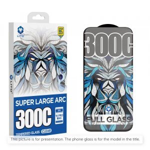 Folie de protectie Ecran Lito D+ Max 300C pentru Apple iPhone 17 Pro, Sticla Securizata, Full Glue
