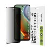 Folie de protectie Ecran Privacy Techsuit pentru Motorola Moto G15 / G15 Power, Sticla Securizata, Full Glue, 111D
