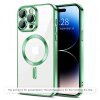 Husa MagSafe pentru Apple iPhone 17 Air, Techsuit, Luxury Crystal, Verde Deschis