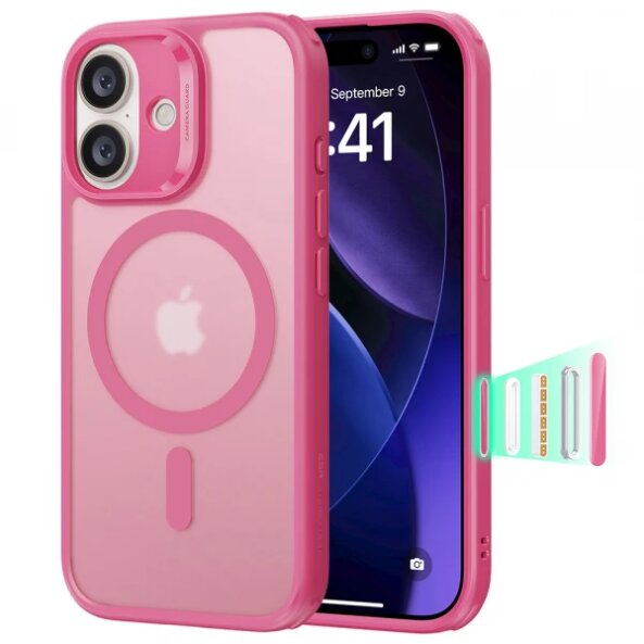 Husa MagSafe pentru Apple iPhone 17, ESR, Classic Hybrid, Mov