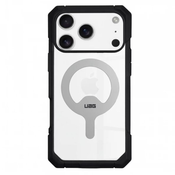 Husa MagSafe pentru Apple iPhone 17 Pro Max, Urban Armor Gear, Trooper, Gri Transparenta