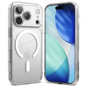 Husa MagSafe pentru Apple iPhone 17 Pro, Ringke, Fusion, Transparenta