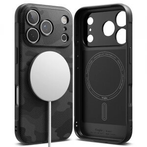 Husa MagSafe pentru Apple iPhone 17 Pro, Ringke, Onyx, Camuflaj