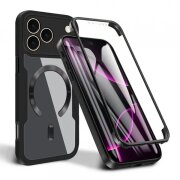 Husa MagSafe pentru Apple iPhone 17 Pro, Techsuit, ColorVerse 360, Neagra