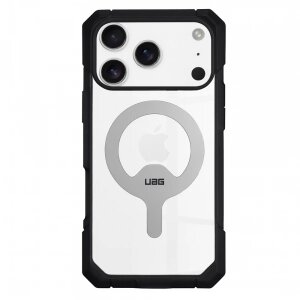 Husa MagSafe pentru Apple iPhone 17 Pro, Urban Armor Gear, Trooper, Gri Transparenta