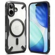 Husa MagSafe pentru Apple iPhone 17, Ringke, Fusion X, Neagra