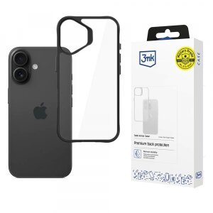 Husa pentru Apple iPhone 17, 3MK, Satin Armor Case+, Neagra