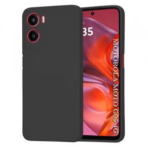 Husa pentru Motorola Moto E15 / G05, Techsuit, SoftFlex, Neagra