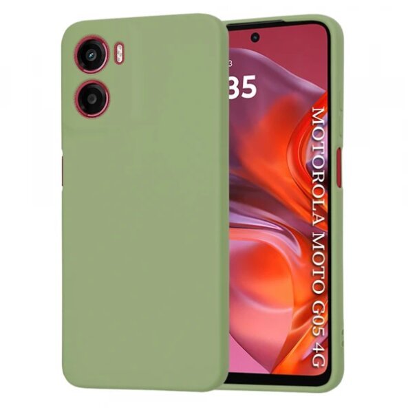 Husa pentru Motorola Moto E15 / G05, Techsuit, SoftFlex, Verde Matcha