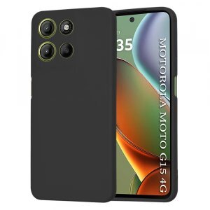 Husa pentru Motorola Moto G15 / G15 Power, Techsuit, SoftFlex, Neagra