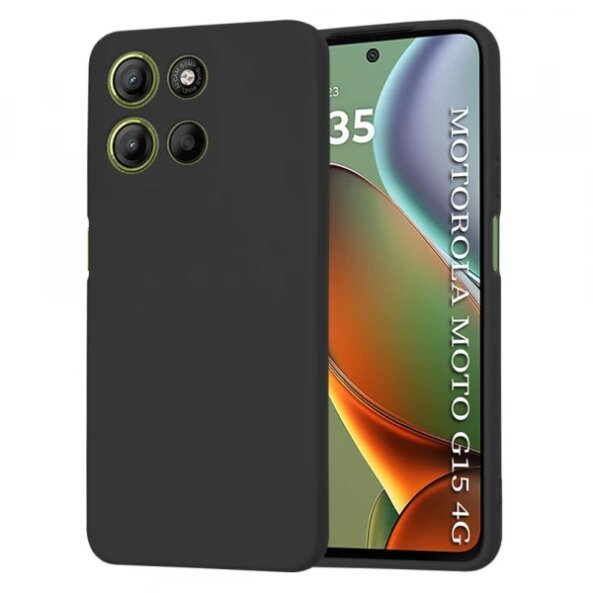 Husa pentru Motorola Moto G15 / G15 Power, Techsuit, SoftFlex, Neagra